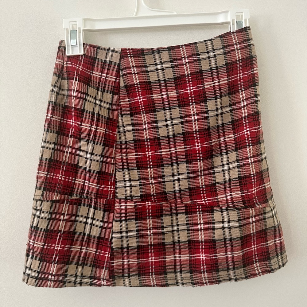 Plaid Mini Skirt